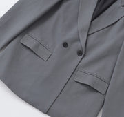 Women's Fashion Loose Cool Double Breasted Coat