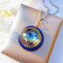 Guardian Stone Lucky Jupiter Character Crystal Necklace