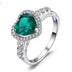 European and American Love Ring Necklace