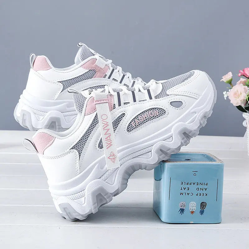 New Mesh Surface Clunky Sneakers Soft Sole Sneakers Douson Odeh