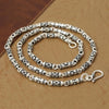 Handmade Round Ring Bamboo Knot Long Necklace