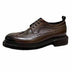 Brogue Men's Shoes Thick Bottom Height-increasing Leather Leather Shoes Douson Odeh