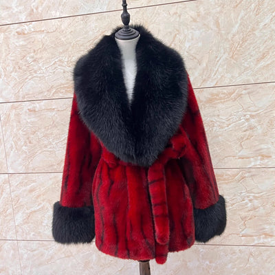 Slim Temperament Women's Fur Coat