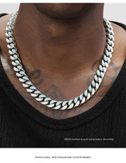 GRGR Original Genuine Three-dimensional Cutting Cuban Necklace For Men