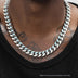 GRGR Original Genuine Three-dimensional Cutting Cuban Necklace For Men