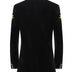 Art Examination Dress Velvet Black Suit Coat