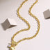Meteor Wish - A Fashionable And Trendy Necklace Pendant Diamond Jewelry Necklace Set With 1-carat Moissanite S925 Sterling Silver And Gold Plating