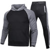Sports Set Men's Sweater Suit With Hood Loose Pants