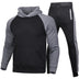 Sports Set Men's Sweater Suit With Hood Loose Pants