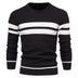 Men's Pullover Multi-color Round Neck Men's European-style Plus Size Sweater