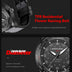 Outdoor Sports Pointer Solar Rechargeable Luminous Waterproof Long Endurance Light Driving Round Watch