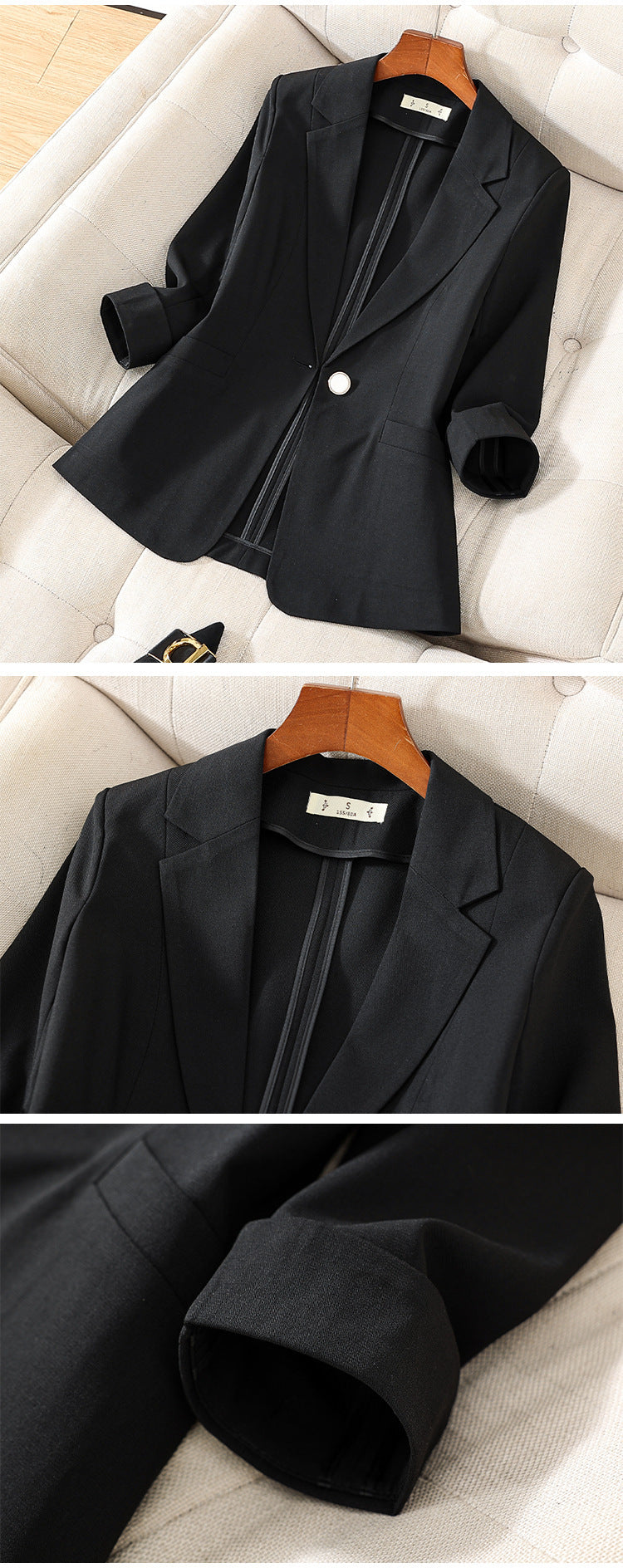Coat For Women New Summer High-grade Temperament Top Half Sleeve