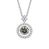 Live Hot S925 Sterling Silver Pulsatile Heart Moissanite Pendant Female Light-chasing Smart Clavicle Chain Moissanite Necklace