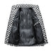 Down Cotton-padded Clothes Chessboard Stand Collar Men Thick Warm Jacket Douson Odeh