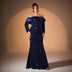 Off-the-shoulder Sequin Evening Gown For Proms
