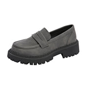 British Style Low Heel Slip-on Low Cut Loafers