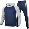 Sports Set Men's Sweater Suit With Hood Loose Pants