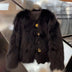 Autumn And Winter New Short Thickened Environmental Protection Faux Fox Fur High-end Tops Coat For Women Douson Odeh