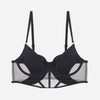 Glossy Mesh Hollow French Underwear Women