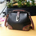 Women Handbag Leather Small Doctor Bag Women Shoulder Bag Female Crossbody Handbag Lock Chain Rivets Girls Vintage Women Bags