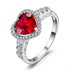 European and American Love Ring Necklace
