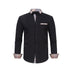 Large Size Patchwork Flower Collar Long Sleeved Men