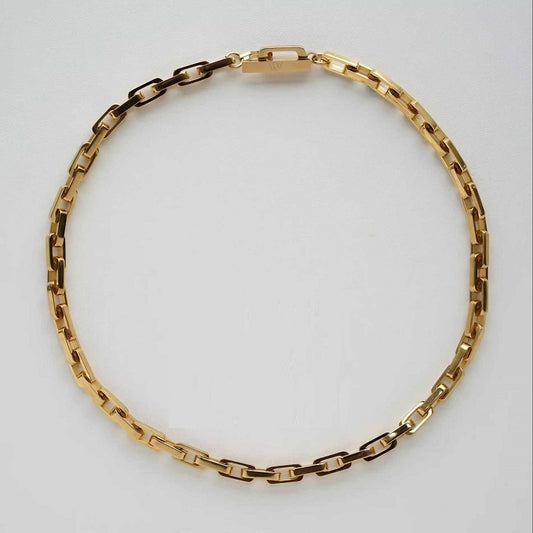 Square 316L Steel Bracelets Necklace For Men And Women