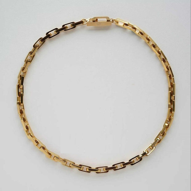 Square 316L Steel Bracelets Necklace For Men And Women