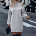 Women's Half Turtleneck Sweater Top