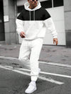Striped Versatile Casual Top Loose Sports Suit