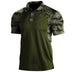 Polo Shirt Lapel Zipper Short-sleeved T-shirt Men Douson Odeh