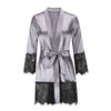 Pajama dress long-sleeved lace gown