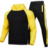 Sports Set Men's Sweater Suit With Hood Loose Pants