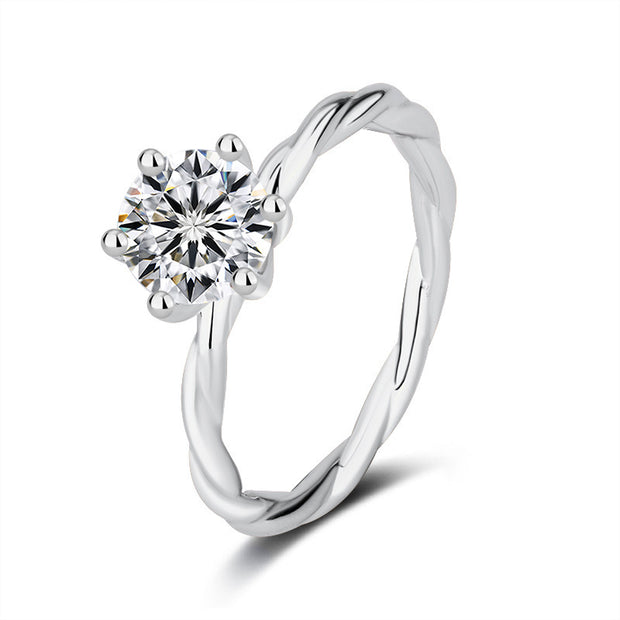 Women's Classic Fashion Simple Proposal Ring