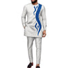 Men's Fashionable Sequins Stitching Business Suit