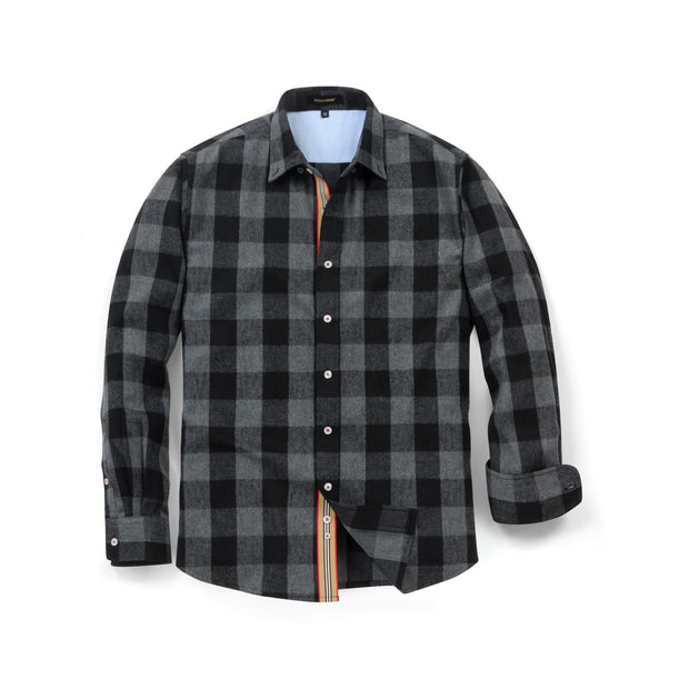 Men's Spring And Autumn Brushed Casual Shirt
