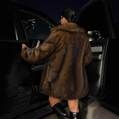 Leisure Warm Fashion Women's Fur Coat