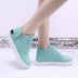 Canvas Flat Shoes Women Side Zipper Walking Sneakers Douson Odeh