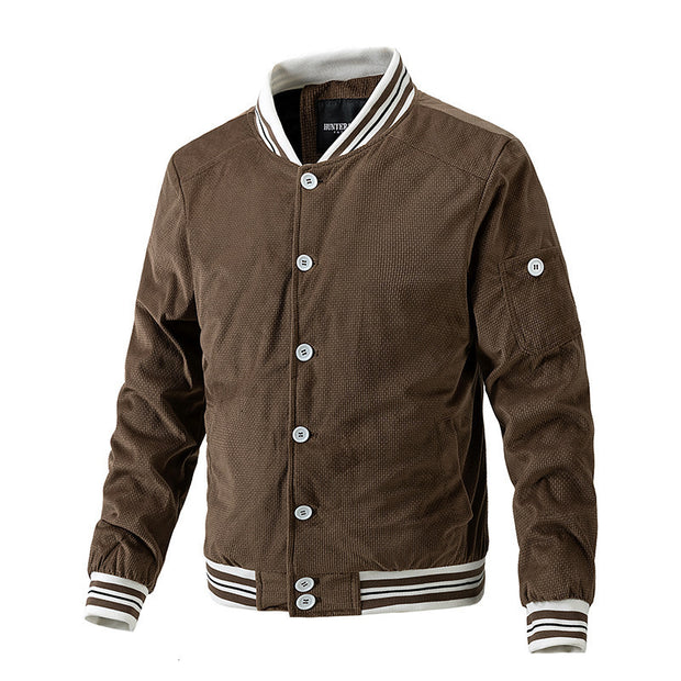 Men's Autumn And Winter Corduroy Jacket Men's Jacket Trendy Long-sleeve