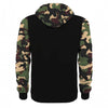 Stitching Hooded Men's Fashion Camouflage American Vintage Zipper Sweater