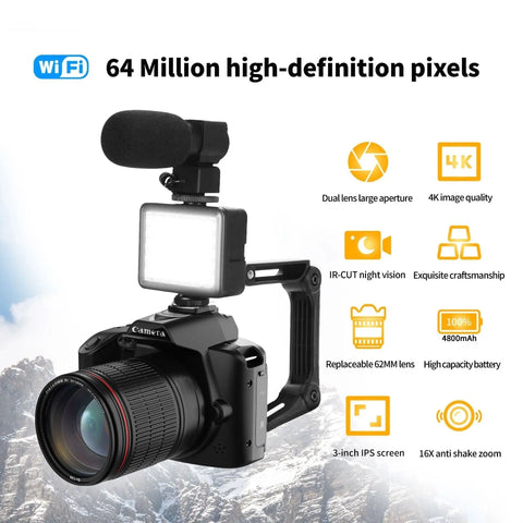 Million Pixels D5 HD Wifi Digital Camera 4K Night Vision Douson Odeh