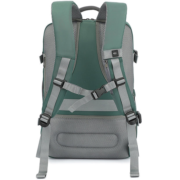 Large Capacity Backpack Expansion Luggage Bag Multifunctional