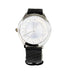 Versace 38mm Silver Logo Halo Dial Embossed Leather Watch Douson Odeh