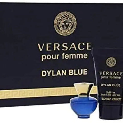Versace Dylan Blue 3 Piece Mini Gift Set For Women Douson Odeh