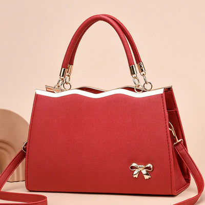 Fashionable Ladies Tote Bag with Bowknot and Large Capacity