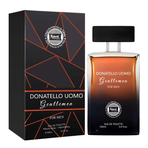 Hybrid & Company Donatella Uomo Gentlemen For Men Eau De Toilette Vaporisateur Natural Spray 3.4 Fl Oz Douson Odeh