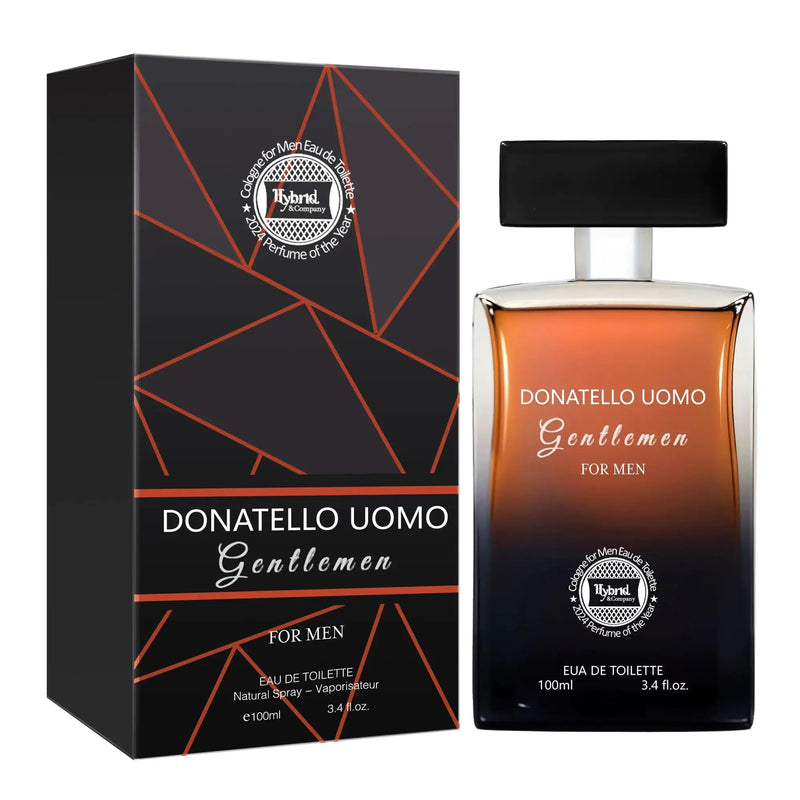 Hybrid & Company Donatella Uomo Gentlemen For Men Eau De Toilette Vaporisateur Natural Spray 3.4 Fl Oz Douson Odeh