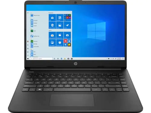 HP Laptop 14-dq0090tg 14-inch Notebook Intel Pentium Silver N5030 Intel UHD Graphics 605 4GB RAM 128GB SSD Computer PC Windows 10 Home in S Mode Bluetooth Wi-Fi USB-C HDMI Jet Black (Renewed)