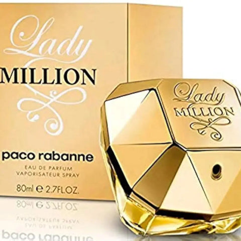 Lady Million by Paco Rabanne Eau De Parfum Spray 2.7 Fl Oz (Women) Pack of 1 Douson Odeh