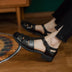 Summer Low Heel Pig Cage Shoes Chunky Heel Retro Roman Sandals For Women